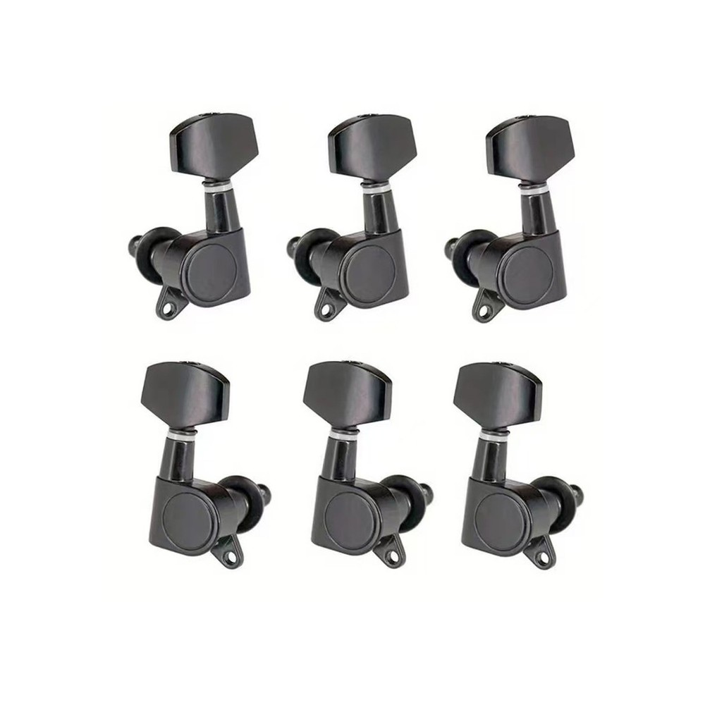 6R Guitar String Inline Tuning Pegs Tuners Keys Machine Heads Chrome ##