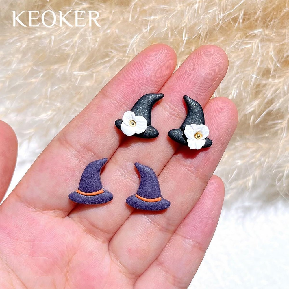KEOKER Halloween Polymer Clay Cutters, Studs Cutters