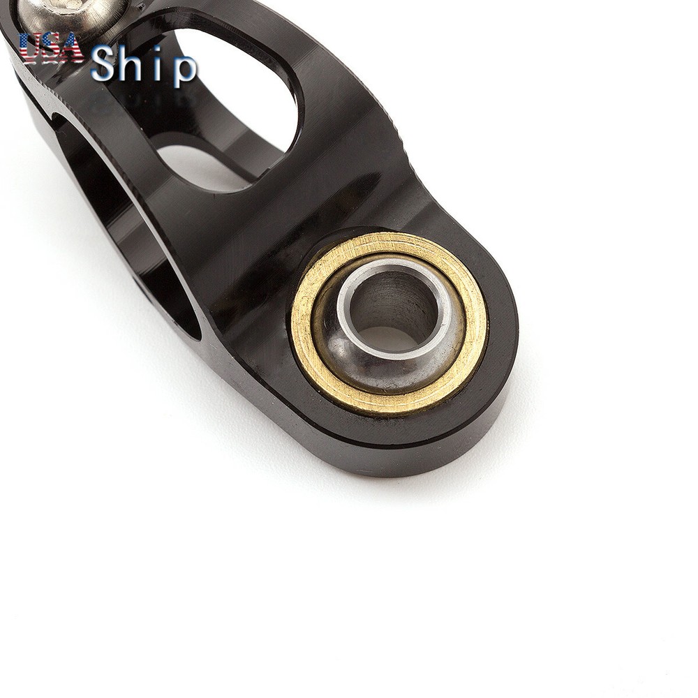 CNC Steering Damper Motorcycle Stabilizer Linear Safety Control Gray&Black