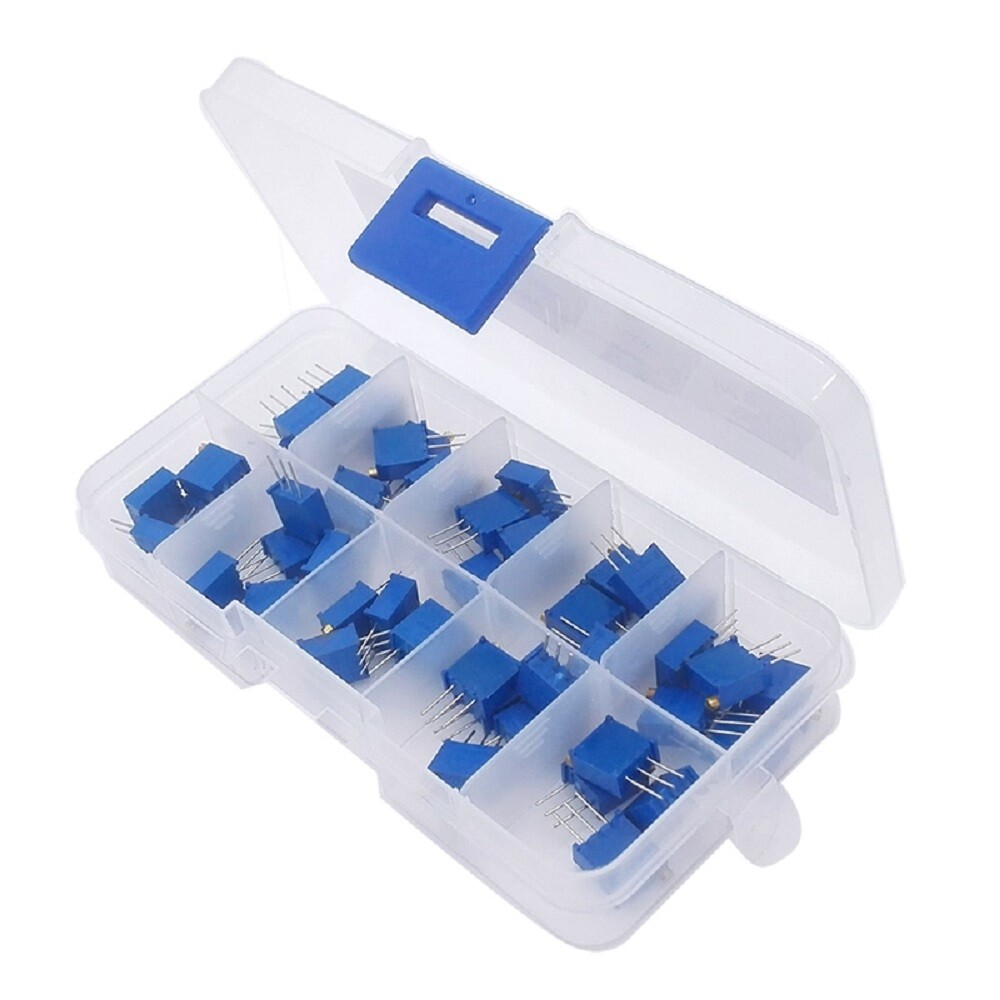 3296W Multi-turn trimmer potentiometer 3296 Variable Resistor Kits With Box US