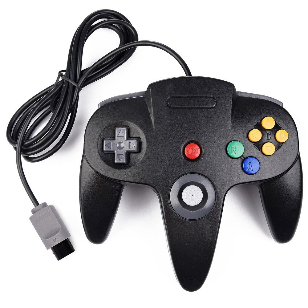 Classic N64 Controller Gamepad with Upgraded Joystick for N64 Video Games System