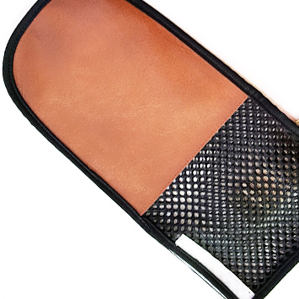 Dementia Safety Restraint Gloves Leather Hand Control Mitts Protector Breathable