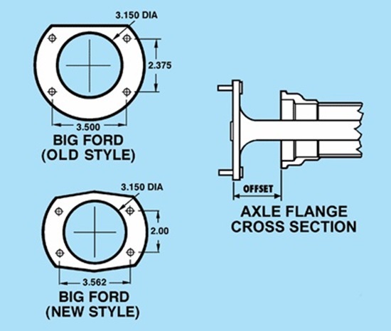 New Ford 9" Smooth Rear End Housing Choose Width 24"-66"