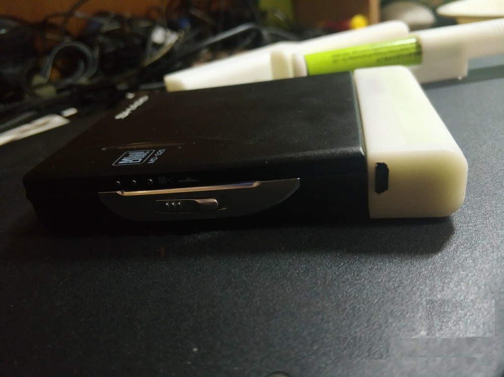 1000mAh Battery Case Attachment For SHARP MD-S25 MD-S20 AD-S20BT-S