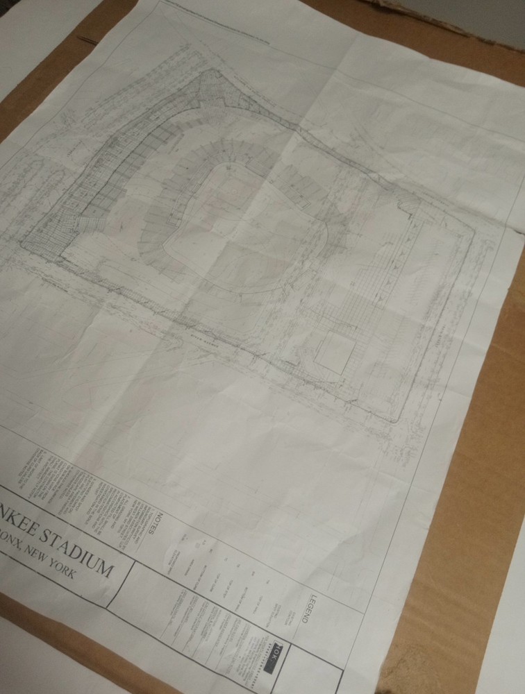 Yankee Stadium 2005 Site Grading Plan ("Blueprint")