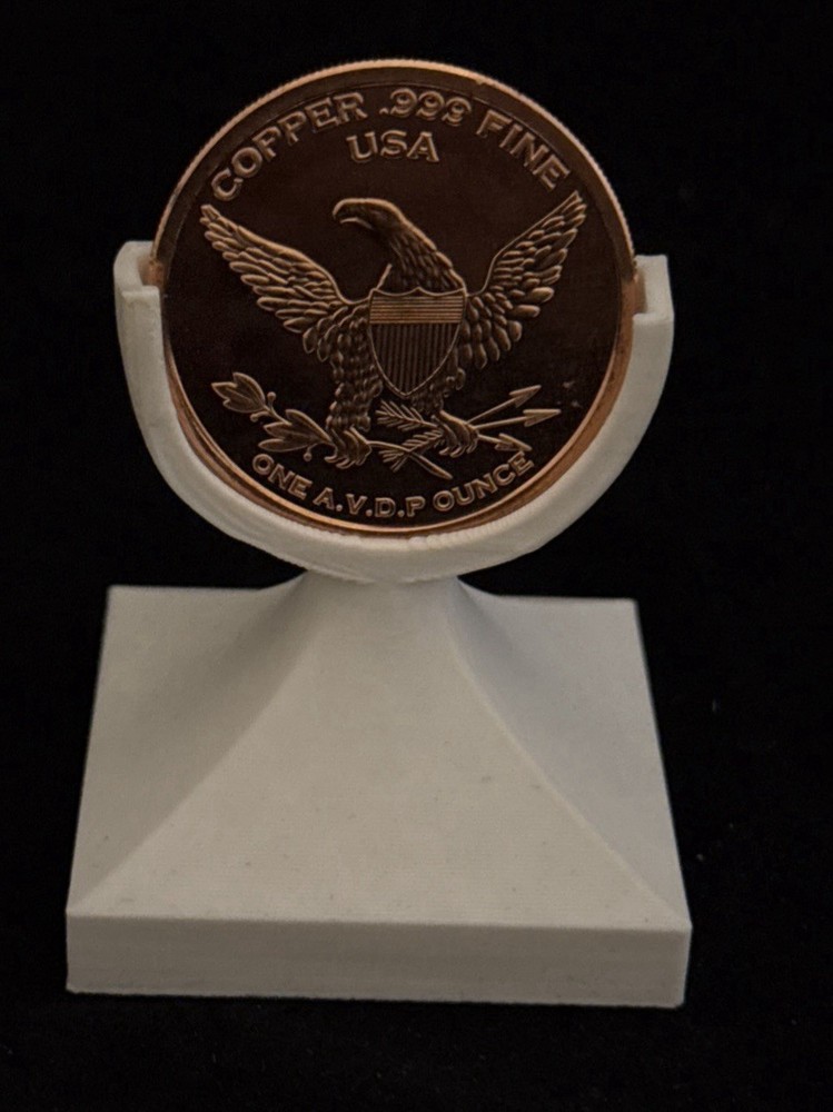 1 oz copper round , Franklin design• .999 Fine