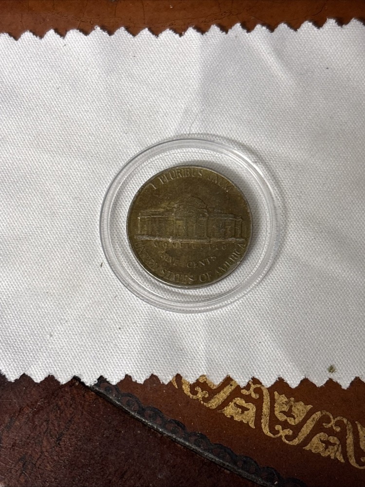 1990 Rare US Nickel Error Missing Clad Layer Both Sides💥💥