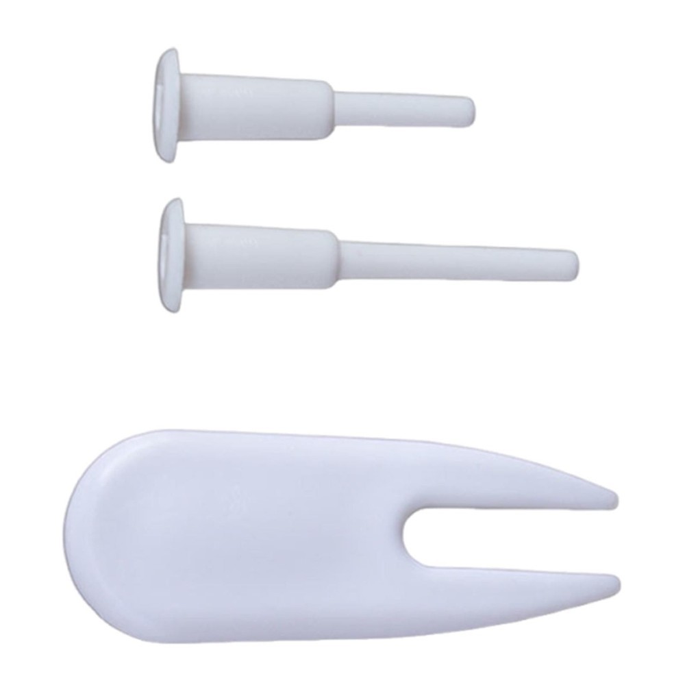 2Pcs Exercise Ball Plugs Replacement Convenient Lightweight White with Plug
