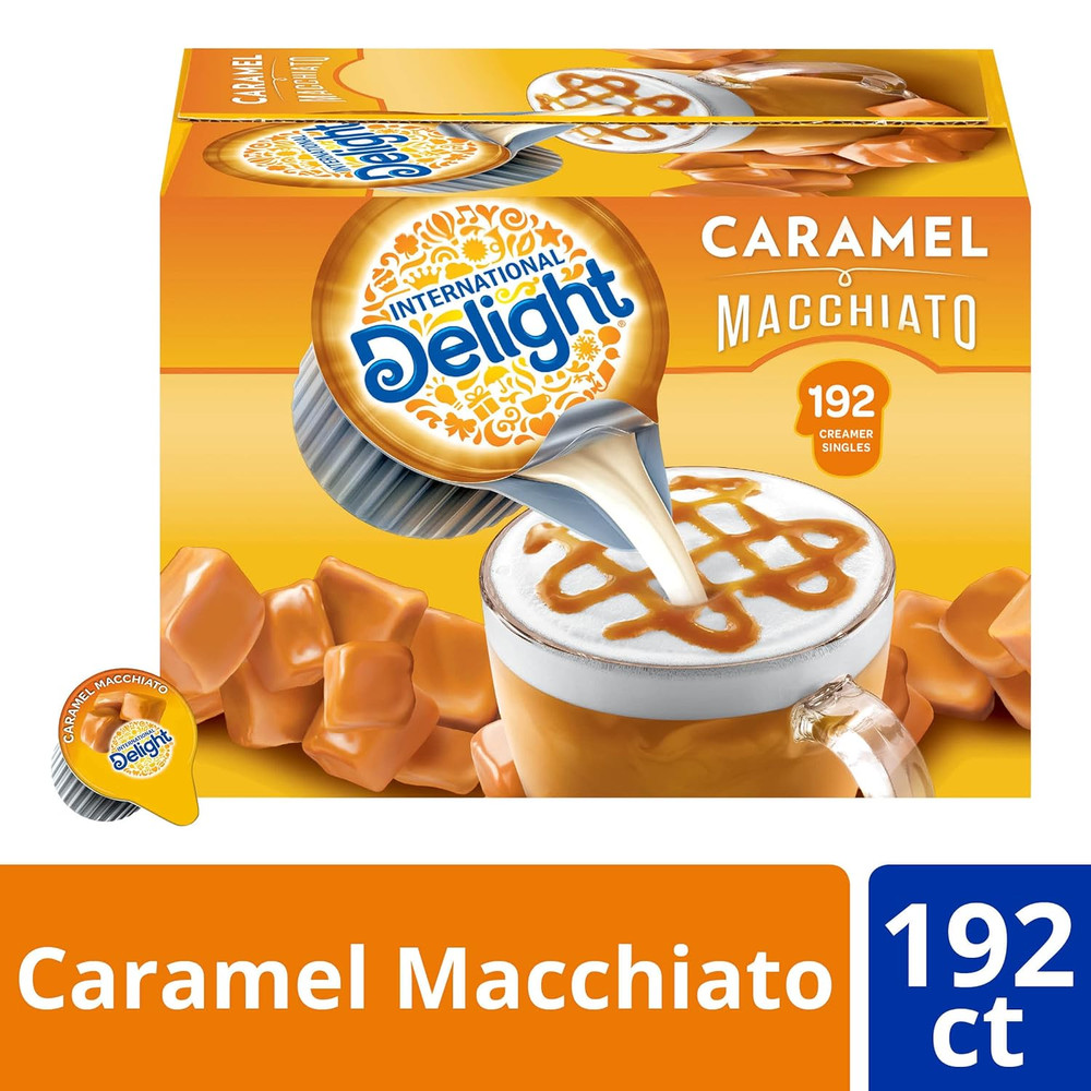 Coffee Creamer Singles, Caramel Macchiato, 192 Count