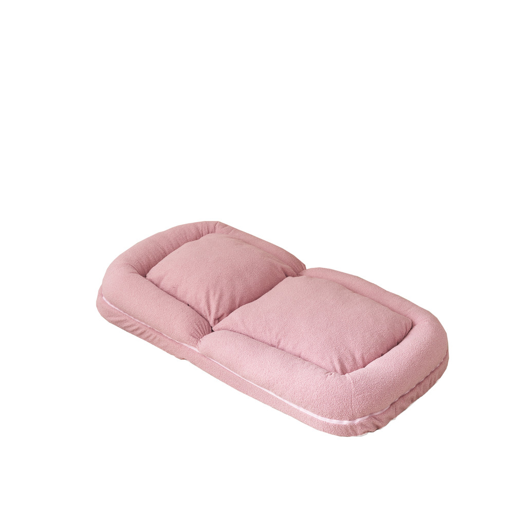 Triple Fold Down Sofa Bed,PINK