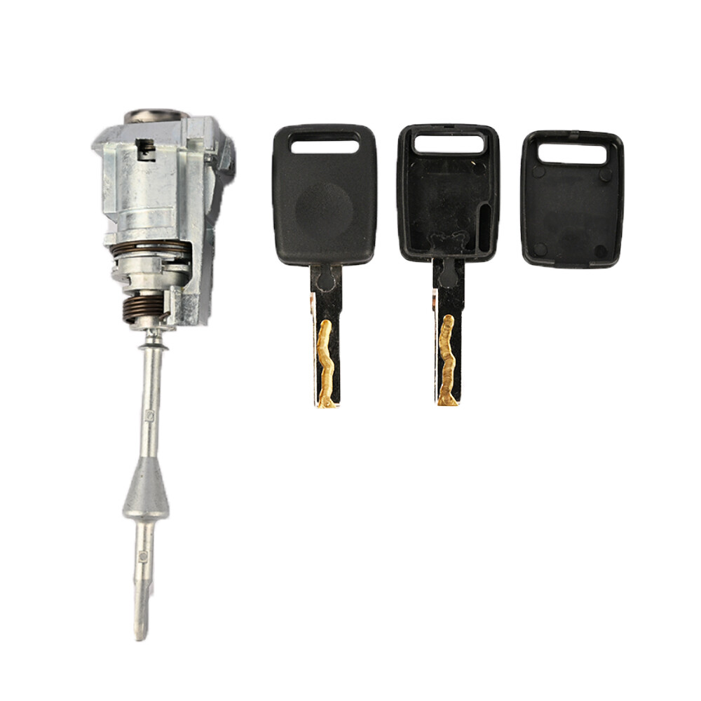 Front Left Driver Side Door Lock Cylinder 2 Key for 07-15 AUDI Q7