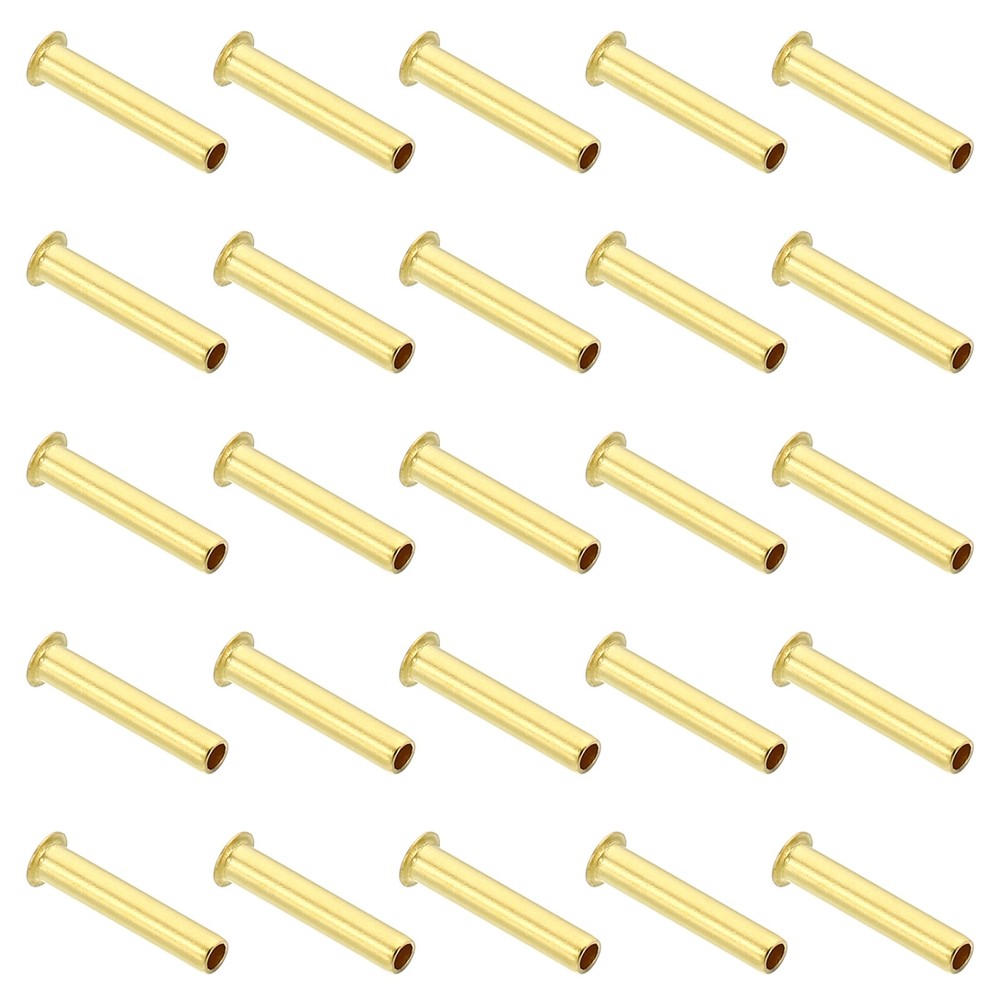 40Pcs Brass Compression Insert Compression Insert Tube Support for 1/8" OD Tube