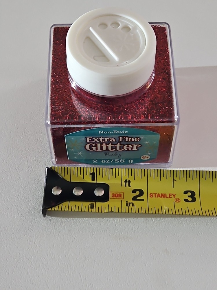 Sulyn Extra Fine Glitter 2oz-Ruby Red
