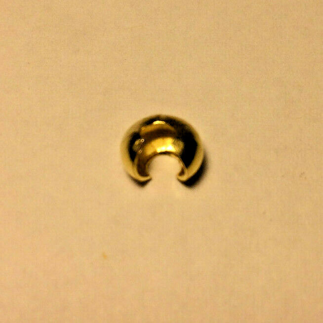 New Unfinished Brass Ball Pull For #6 Beaded Pull Chain, 1/4" Diameter #BC604