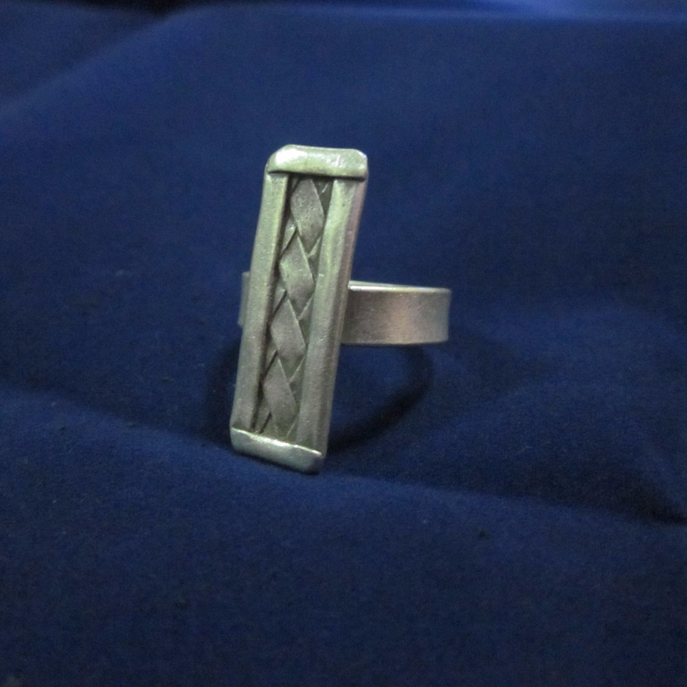 Fine Silver Rings Authentic Ethno Anello Argento Hill Tribe Solid Handcraft56034