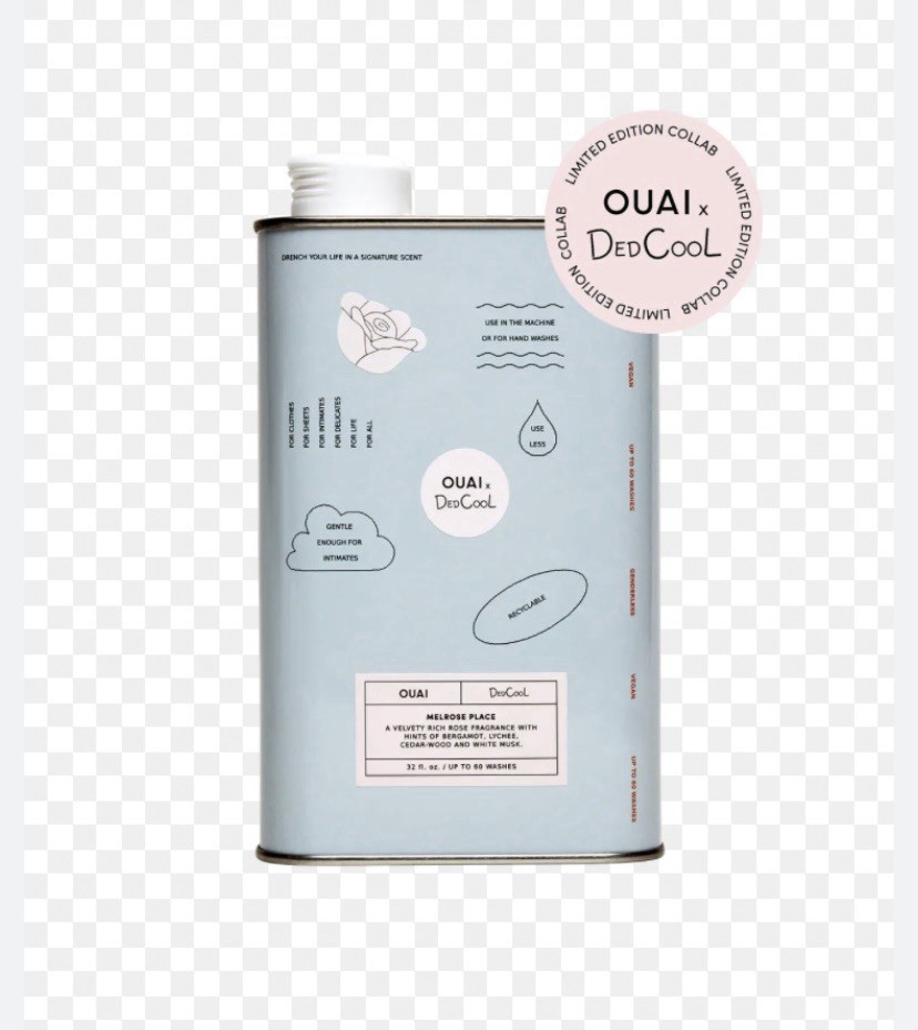 BUNDLE OF TWO DENTED PACKAGE OUAI DedCool Detergent