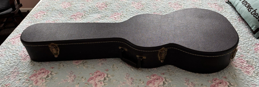 1990's  Parlor Guitar Hard Shell Case