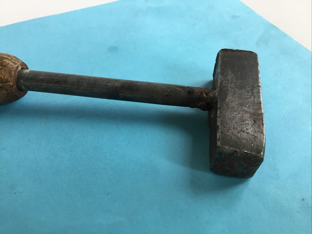 Rectangular 2.5" long Head 9.1 ounce Metal Working Hammer