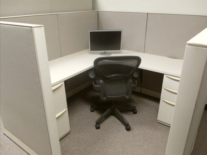 Haworth Premise 6x6 Preowned Cubicles