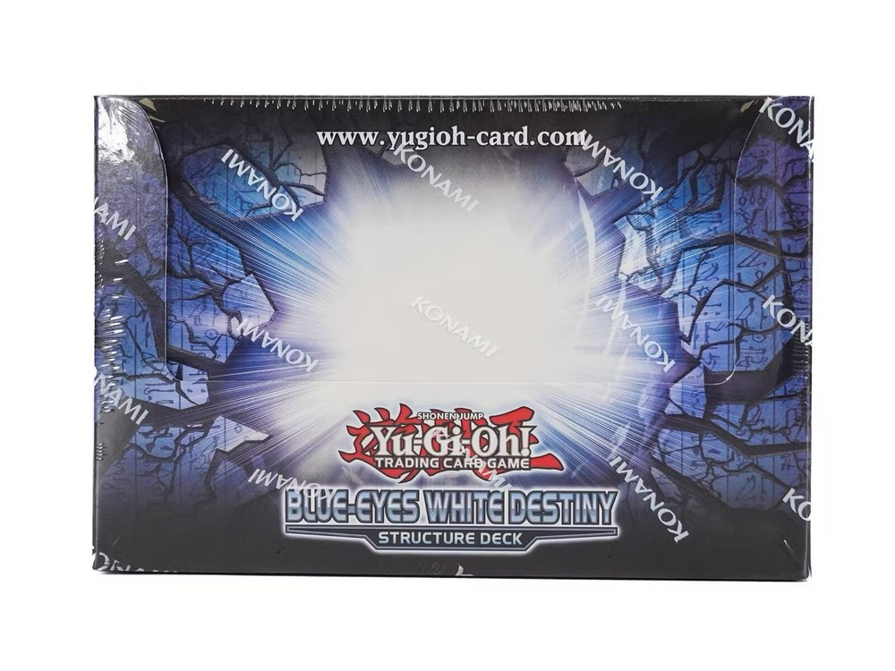 Yugioh  Blue-Eyes White Destiny Structure Deck Display Sealed 8 Structure Decks