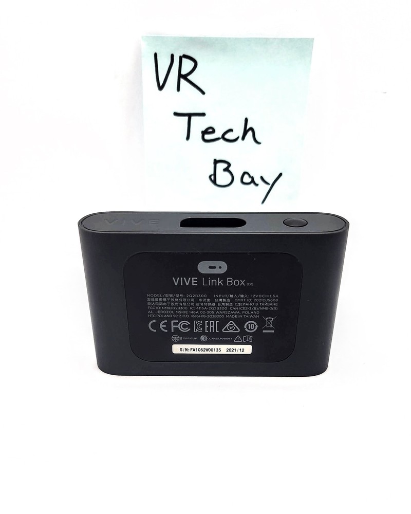 HTC Vive VR Pro 2 Linkbox with Power Supply & Cables