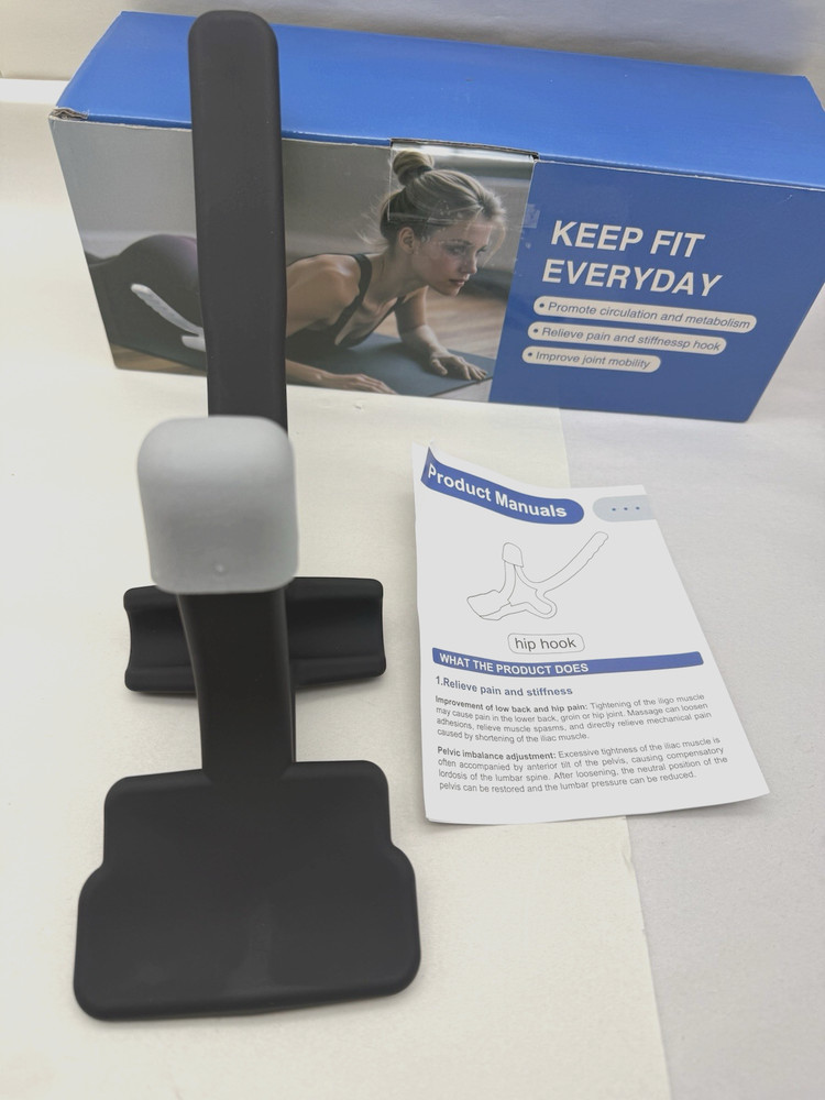 Psoas Release Tool Hip Hook Adjustable Hip Flexor Trigger Point Massage Tool...