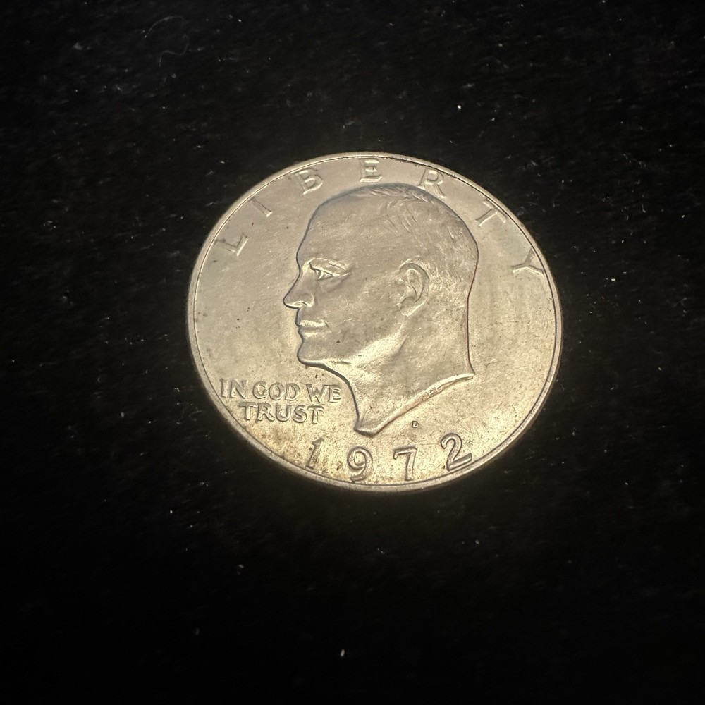 1972 D EISENHOWER $1 DOLLAR CLAD US COIN CIRCULATED