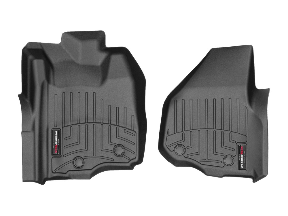 WeatherTech FloorLiner for 2012-2016 Ford Super Duty - 1st Row, Black