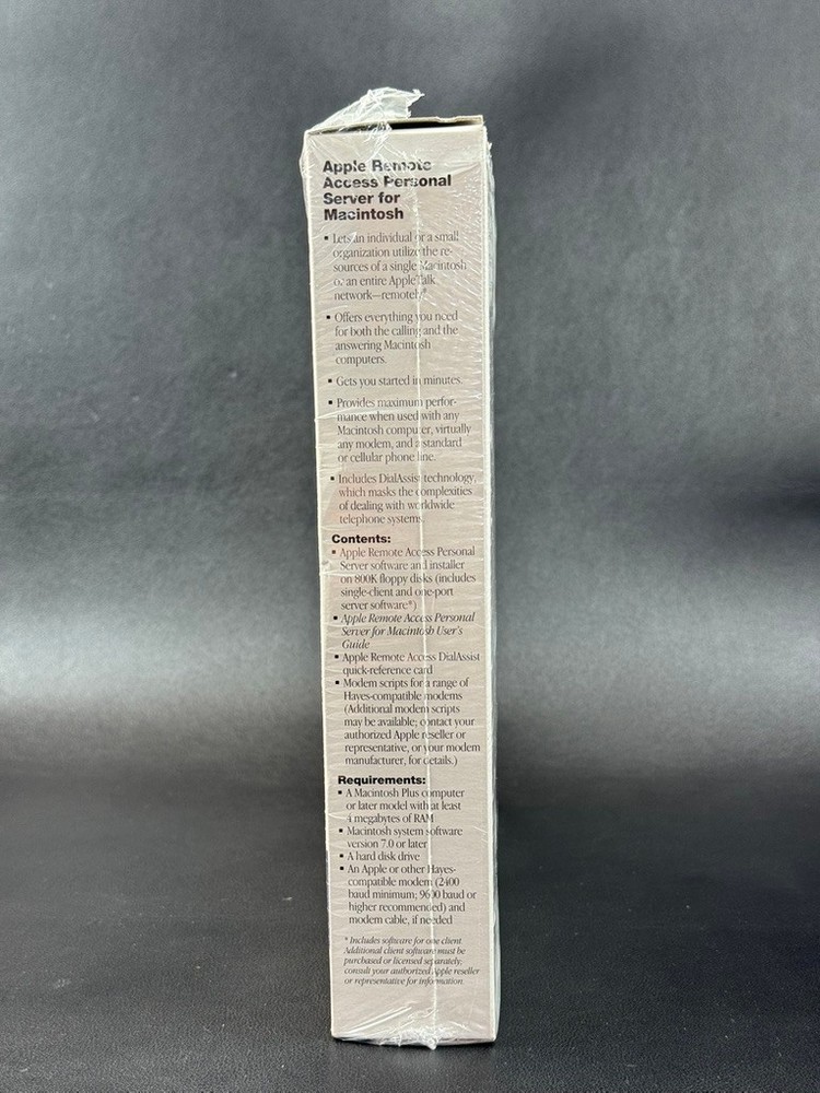 1993 Vintage Macintosh ~ Apple Remote Access Personal Server ~ NEVER USED