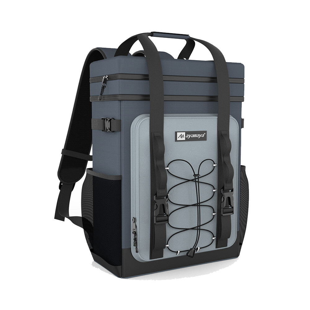 40Cans Leakproof Cooler Backpack Soft Insulated Waterproof Camping Lunch Bag