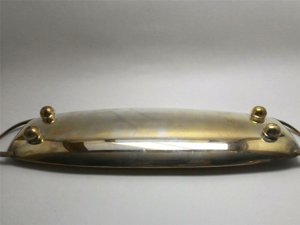 Vintage W&S Blackinton Footed Silver Plate Serving Dish #33H