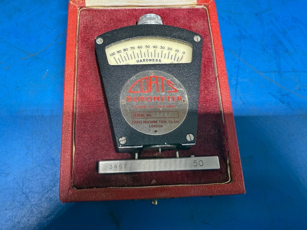 Vintage Coats Machine Tool Co. Ltd Comaco Rubber Hardness Tester
