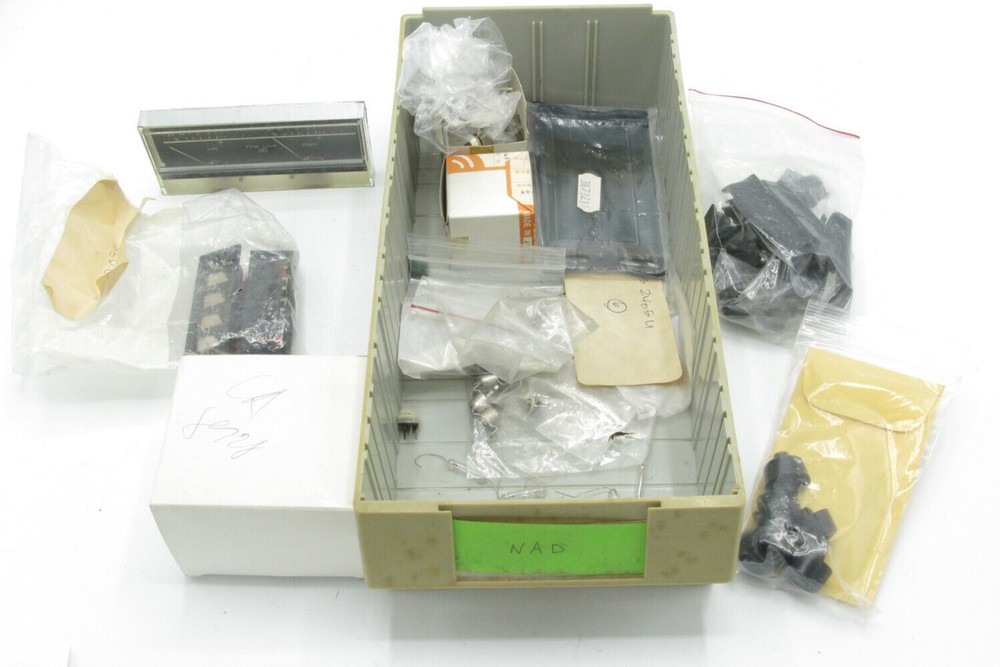 Assortment of NAD Electronics components, vintage