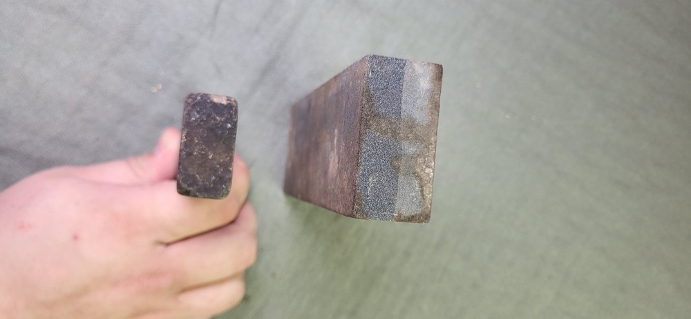 Vintage Sharpening Stone Lot Dual Sided Whetstone & Small Tool Stone