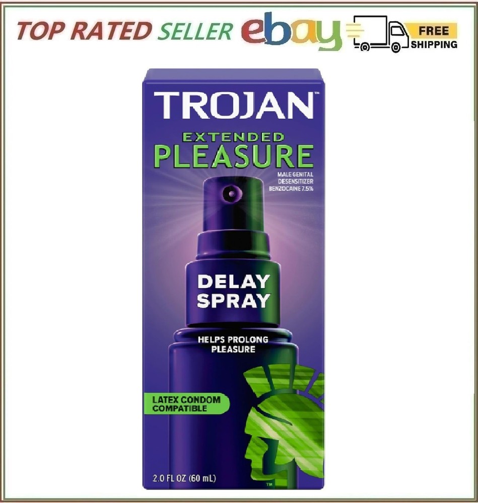 Extended Pleasure Delay Spray for Men, 2.0 Fl Oz.