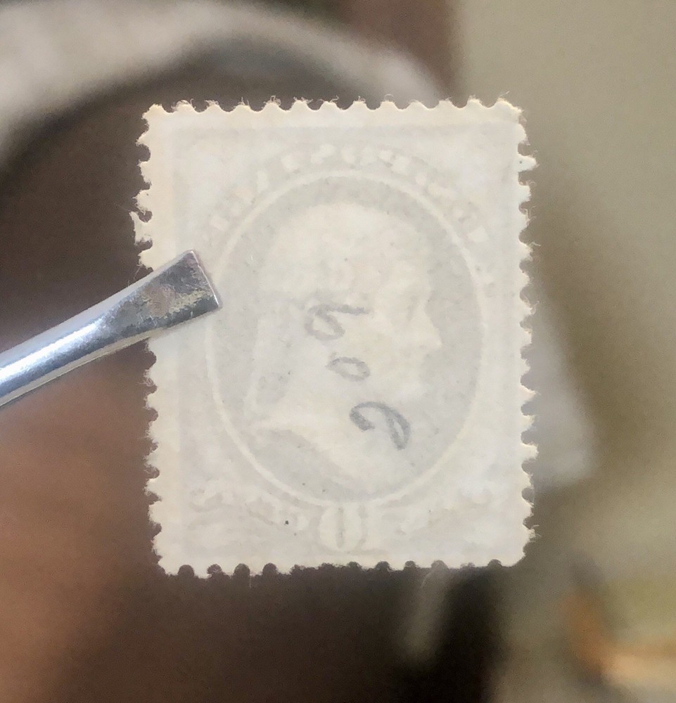 us stamp 209 - 1882 Brown Re-engraved 10 Cent - MNG - Clean