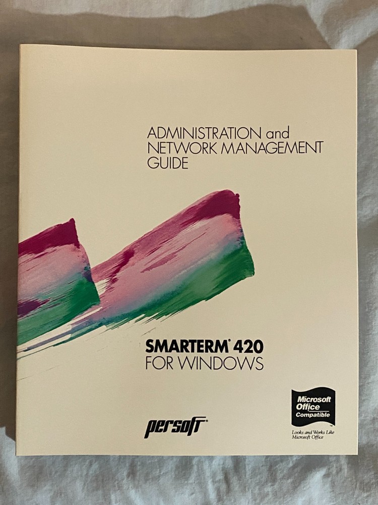 Persoft Smarterm 420 Software For Windows Multi Lingual Version - Used