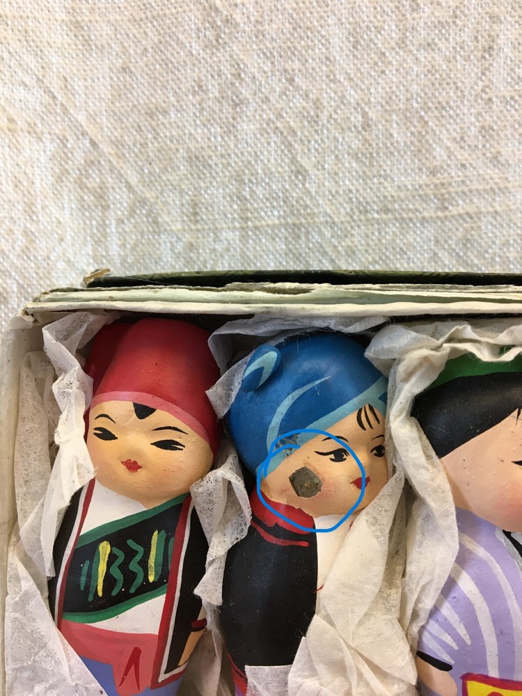 4 FB2 - Chinese Mongolian Clay Dolls