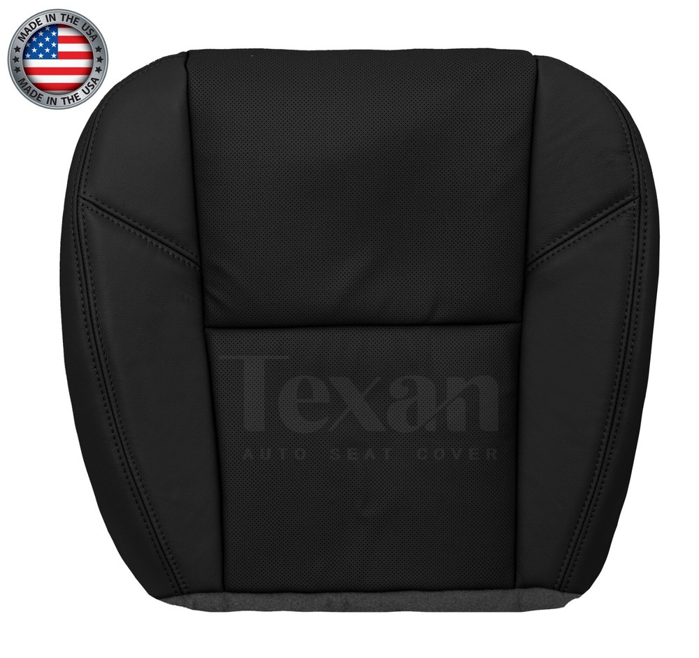 2011, 2012, 2013 Chevy Avalanche LTZ Driver Bottom Perforated Seat Cover Black