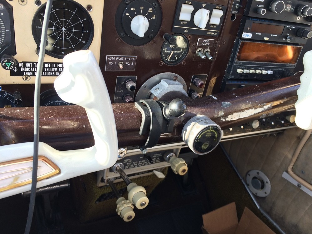 RAM X-Grip Beech Bonanza Mount for iPad Mini, All Versions With or Without Case