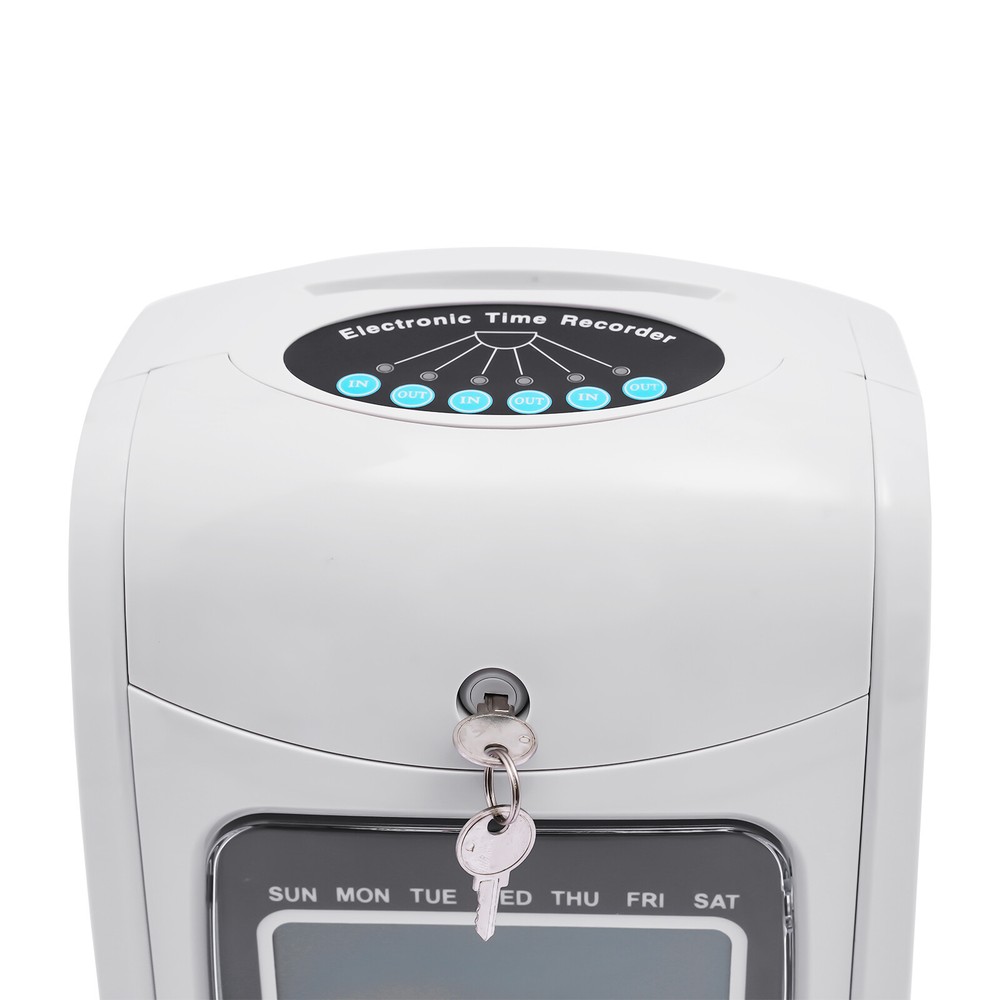 Pyramid Time System Model – Attendance Clock with LCD Display and Alerts