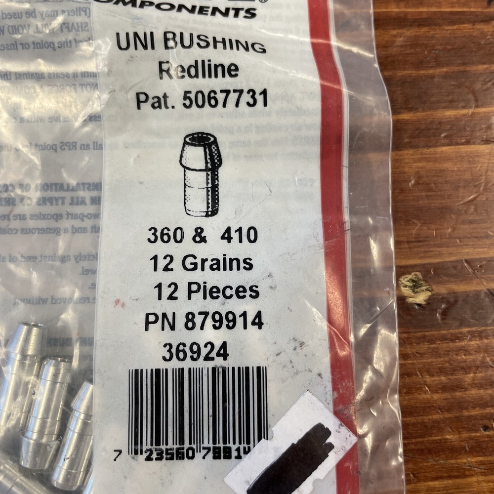 Easton Authentic Components Uni Bushing Redline 360 & 410- 12 Grains