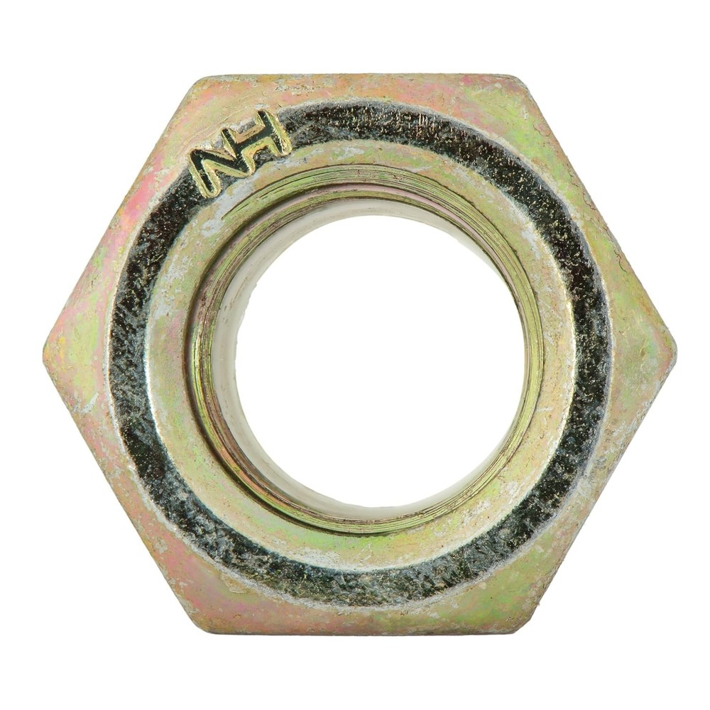 High Strength 3/8"-16 Nylon Insert Locknuts - 10 Pack, Grade 8 Coarse Thread