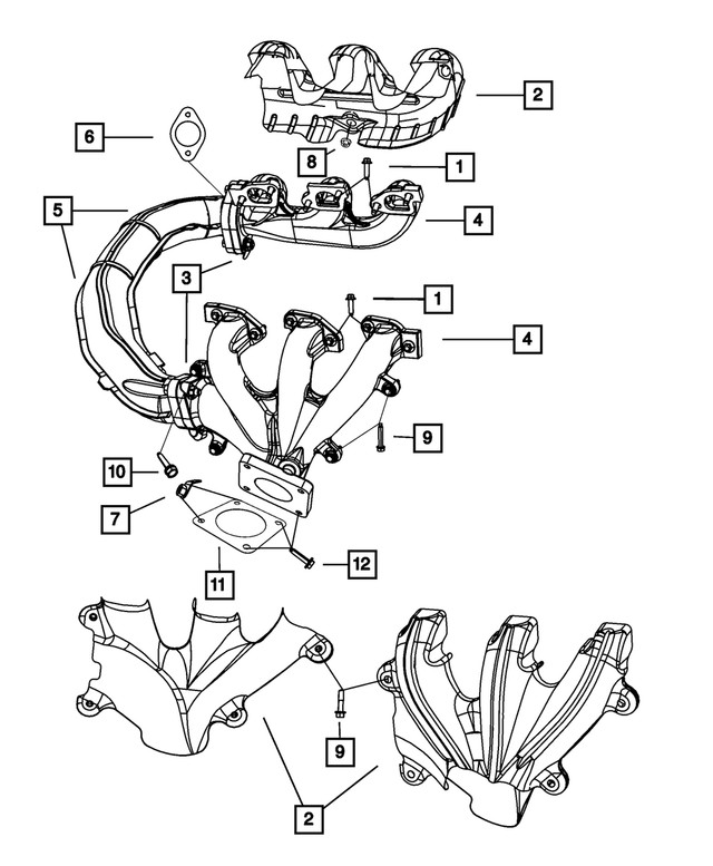 Genuine Mopar Hex Head Screw And Washer Mounting 6508150AA