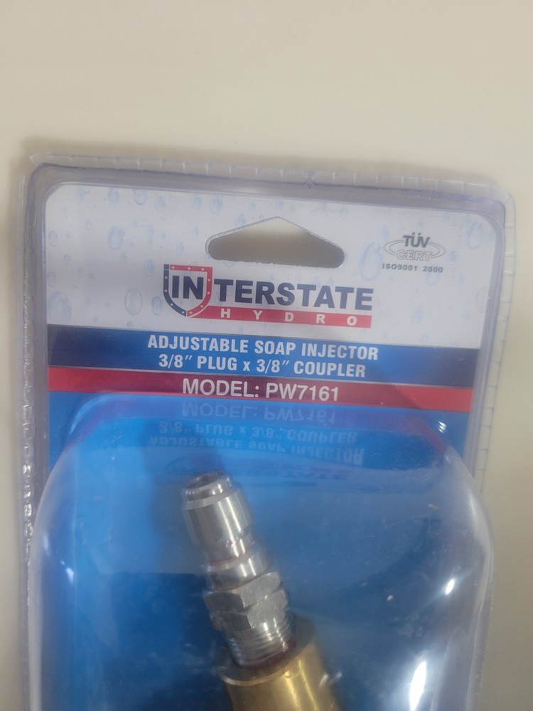 iNTERSTATE - Adjustable Soap Injector, 3/8" Plug 3/8" Coupler - PW7161