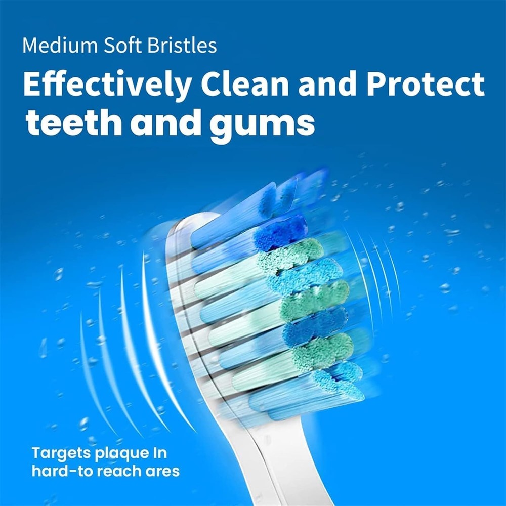 Expertly Designed 5 Pack Toothbrush Replacement Heads - Gentle & Effective