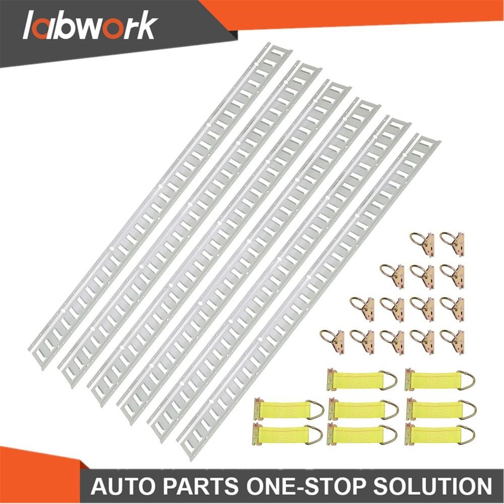 Labwork 28 Pack 5' E Track Tie Down Rail Kit