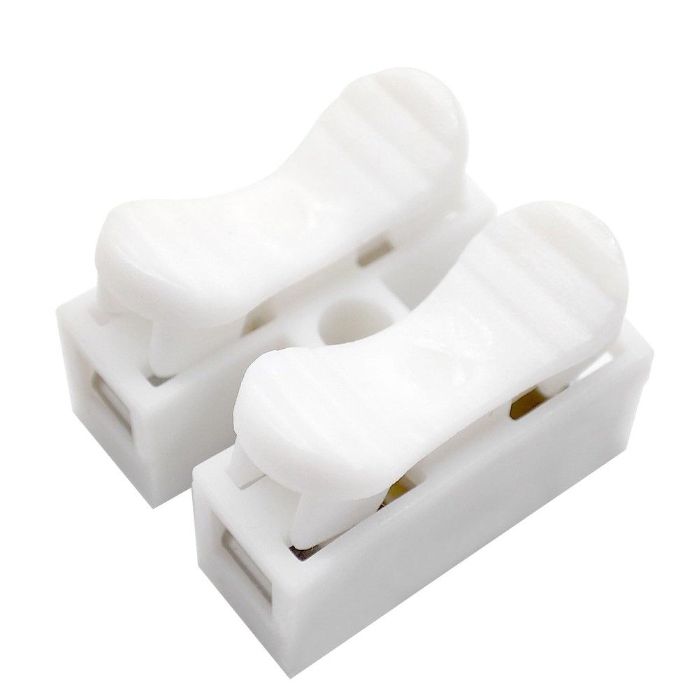 100pcs Spring Wire Connectors, Spring Clamp Terminal Quick Splice Wire Termin...