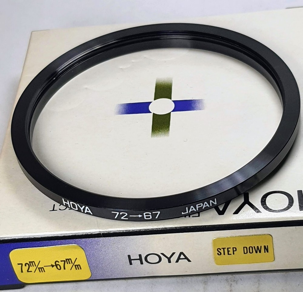 Hoya 72-67mm Step-Down Converter Lens Filter Adapter Ring 72mm-67mm E72-E67 New