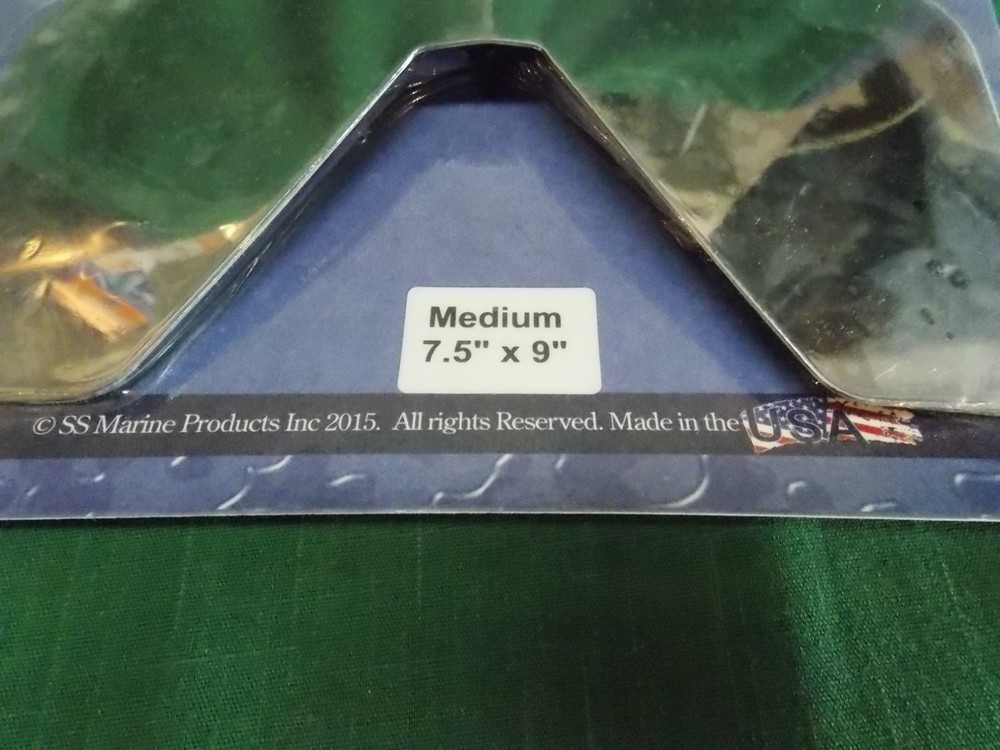 BOWSHIELD SS Marine Products boat bow guard protector. Stainless Steel. MEDIUM